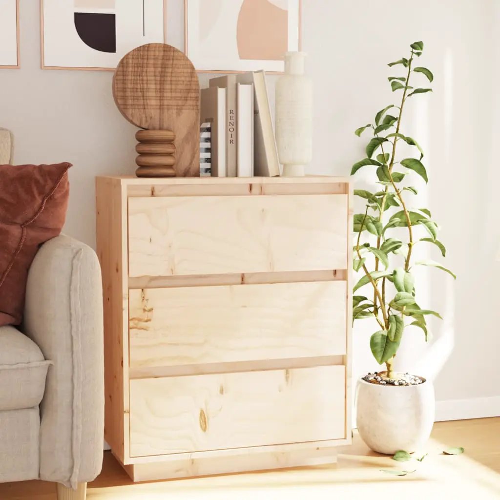 vidaXL vidaXL Sideboard 60x34x75 cm Solid Wood Pine - Sideboard