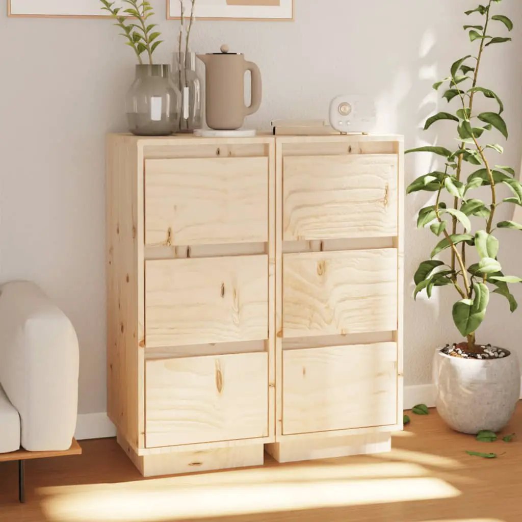 vidaXL vidaXL Sideboard 32x34x75 cm Solid Wood Pine - Sideboard