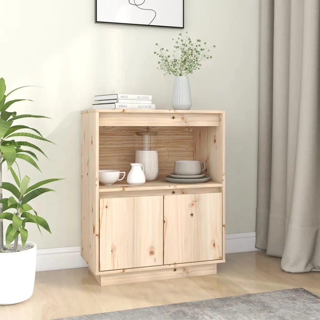 vidaXL vidaXL Sideboard 60x34x75 cm Solid Wood Pine - Sideboard