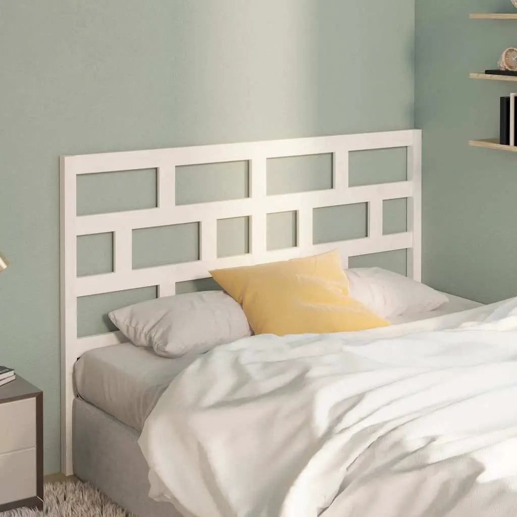 vidaXL Bed Headboard 81x4x100 cm Solid Wood Pine - from vidaXL