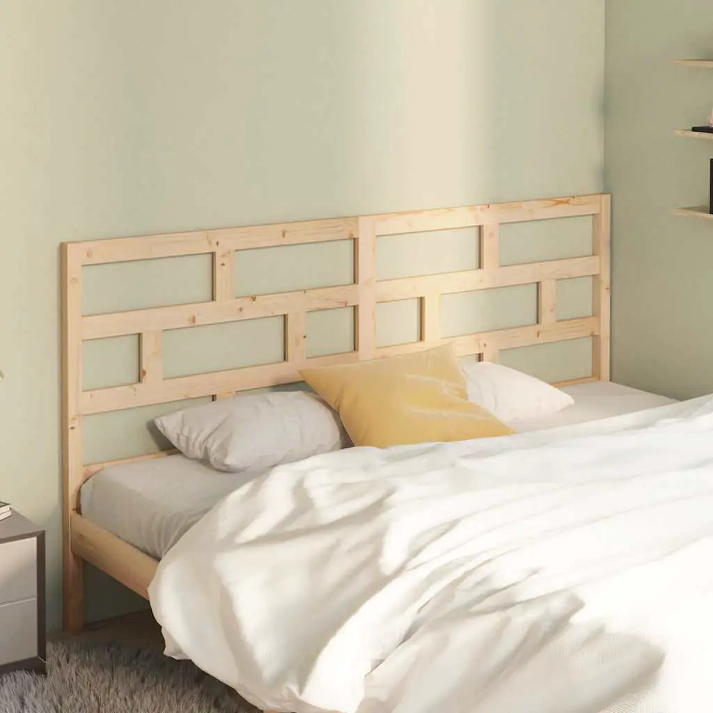 vidaXL Bed Headboard 81x4x100 cm Solid Wood Pine - from vidaXL