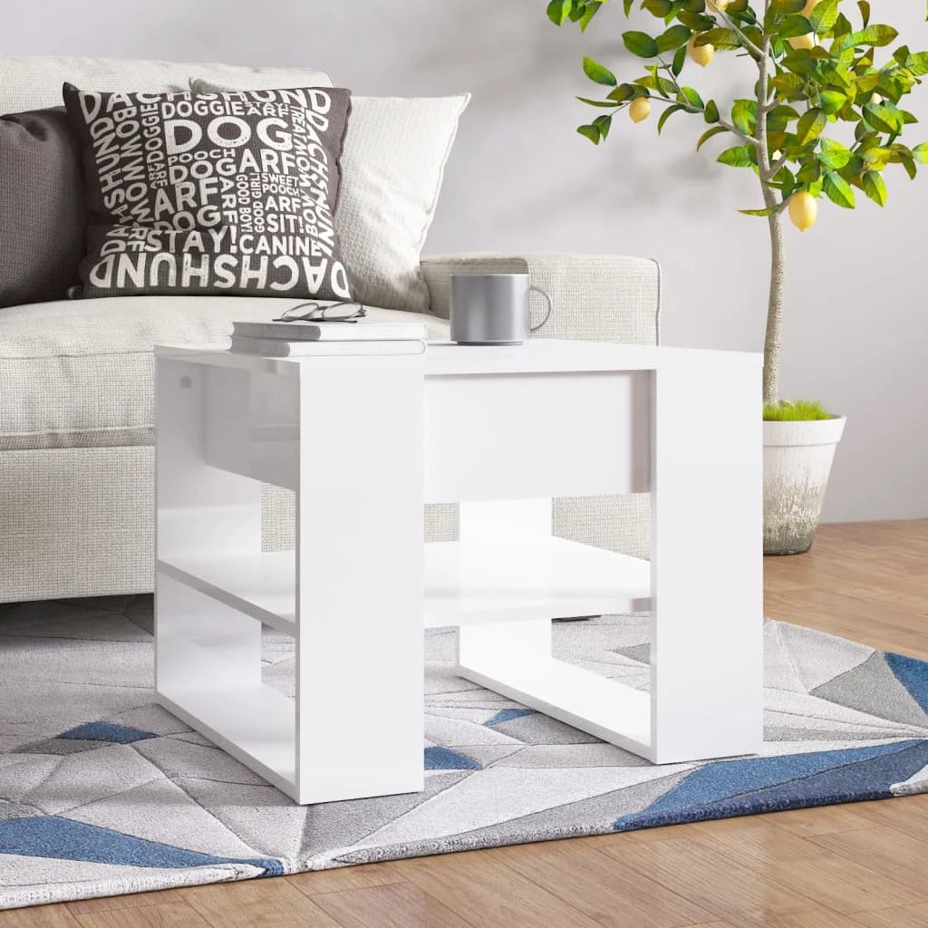 vidaXL Coffee Table 55.5x55x45 Engineered Wood by vidaXL