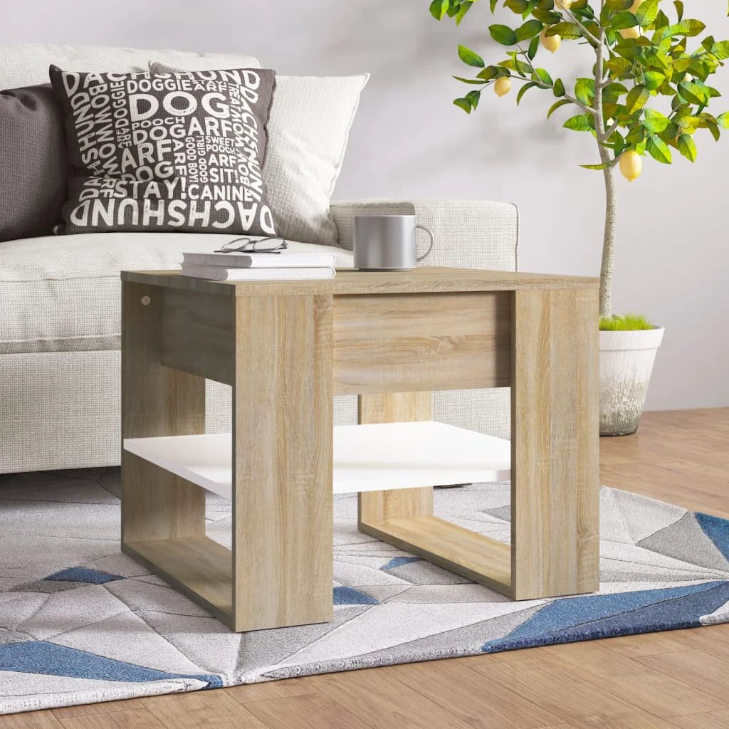 vidaXL Coffee Table 55.5x55x45 Engineered Wood by vidaXL