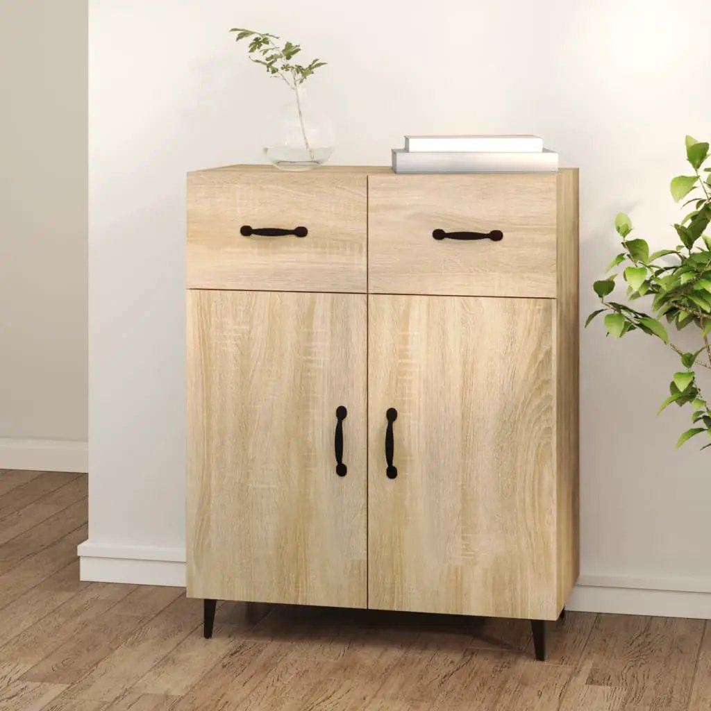 vidaXL vidaXL Sideboard Smoked Oak 69.5x34x90 cm Engineered Wood - Sideboard