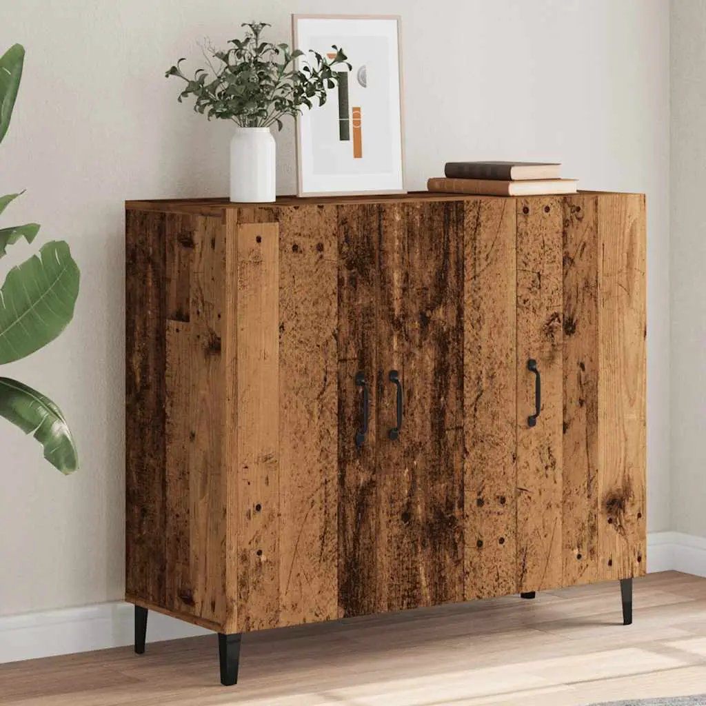 vidaXL vidaXL Sideboard Smoked Oak 90x34x80 cm Engineered Wood - Sideboard