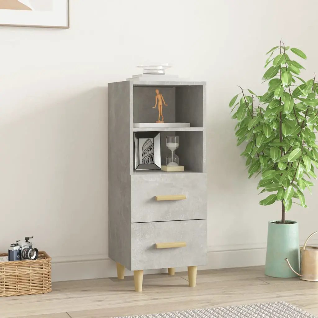 vidaXL vidaXL Sideboard Smoked Oak 34.5x34x90 cm Engineered Wood - Sideboard