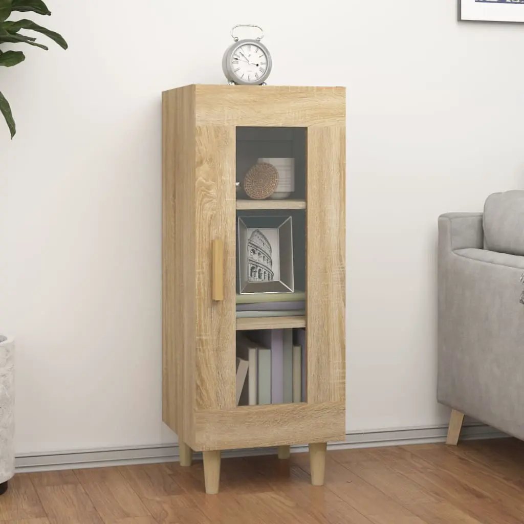 vidaXL vidaXL Sideboard Smoked Oak 34.5x34x90 cm Engineered Wood - Sideboard