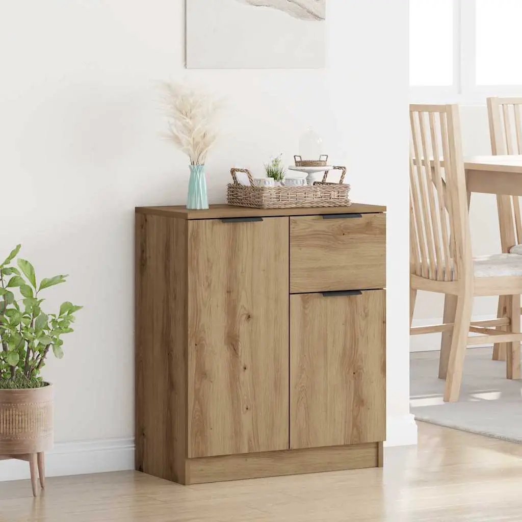 vidaXL vidaXL Sideboard Smoked Oak 60x30x70 cm Engineered Wood - Sideboard
