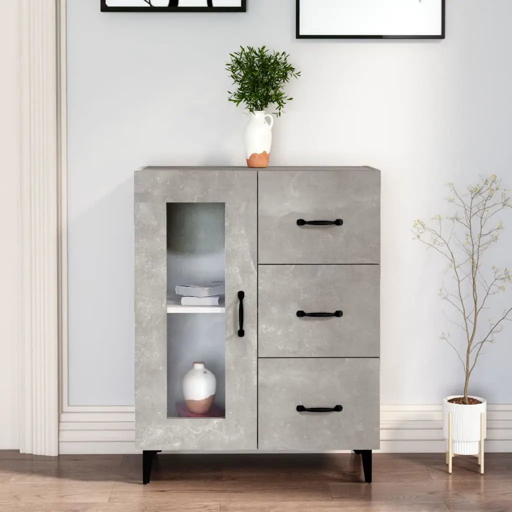 vidaXL vidaXL Sideboard Smoked Oak 69.5x34x90 cm Engineered Wood - Sideboard