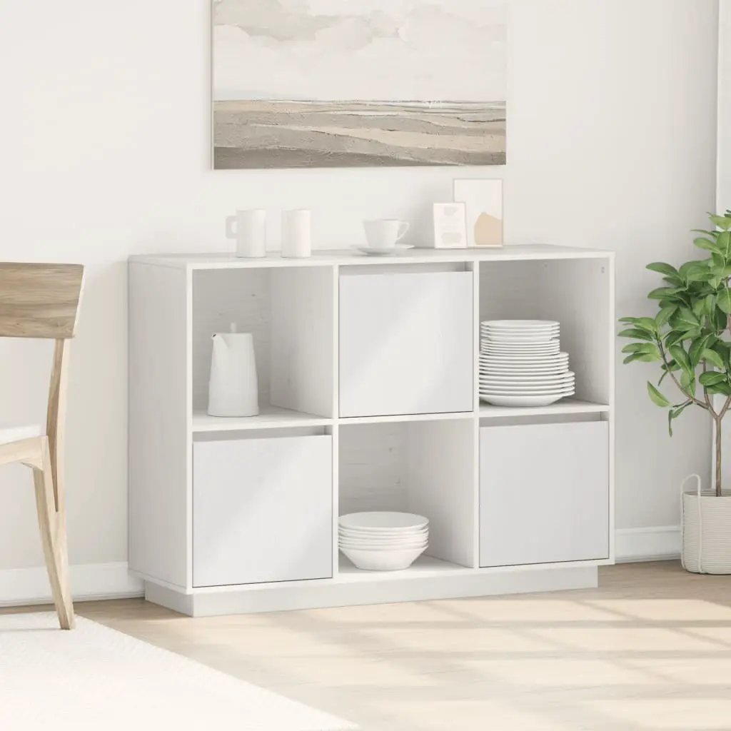 vidaXL vidaXL Sideboard 110.5x35x80 cm Solid Wood Pine - Sideboard