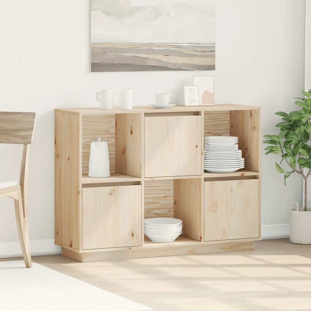 vidaXL vidaXL Sideboard 110.5x35x80 cm Solid Wood Pine - Sideboard