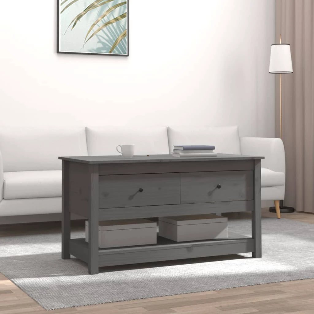 vidaXL VidaXL Coffee Table 102x49x55 cm Solid Pine - Coffee Table