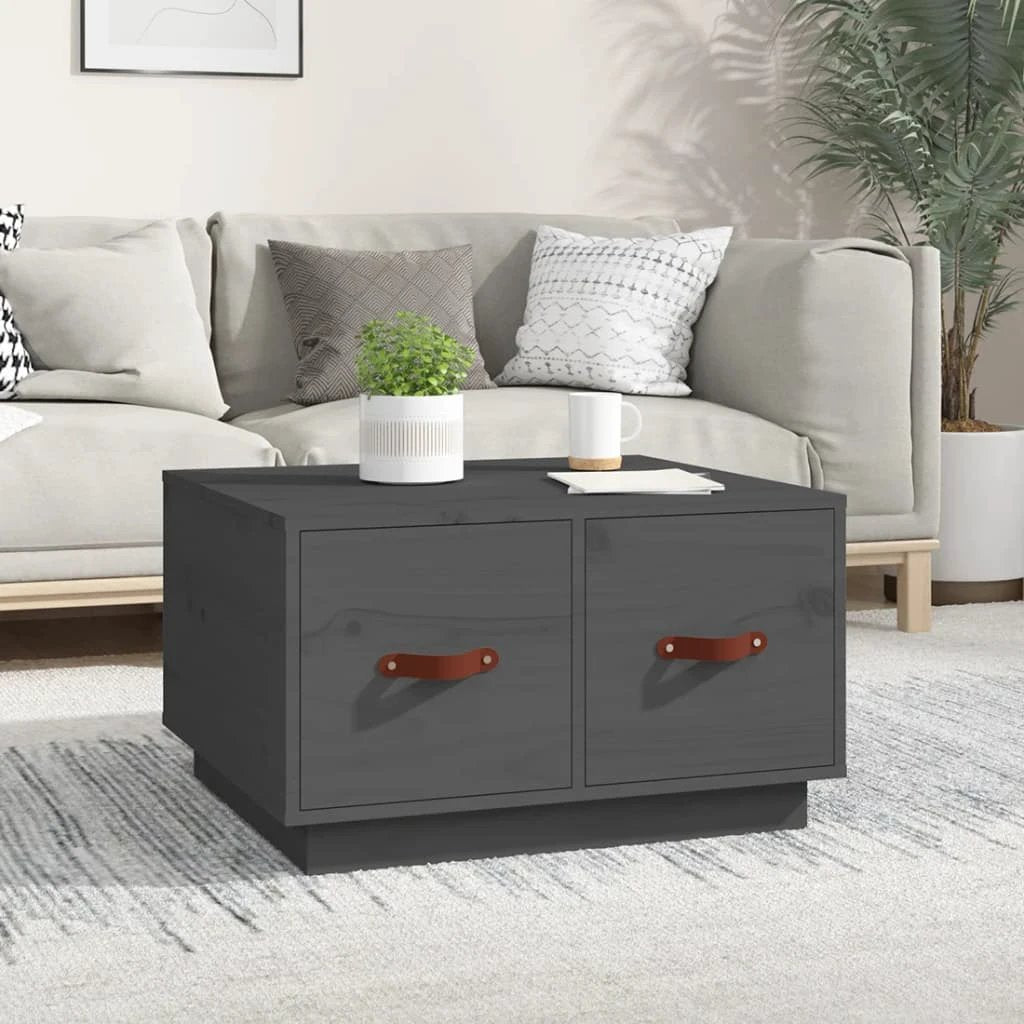 vidaXL VidaXL Coffee Table 60x53x35 Solid Pine Storage - Coffee Table