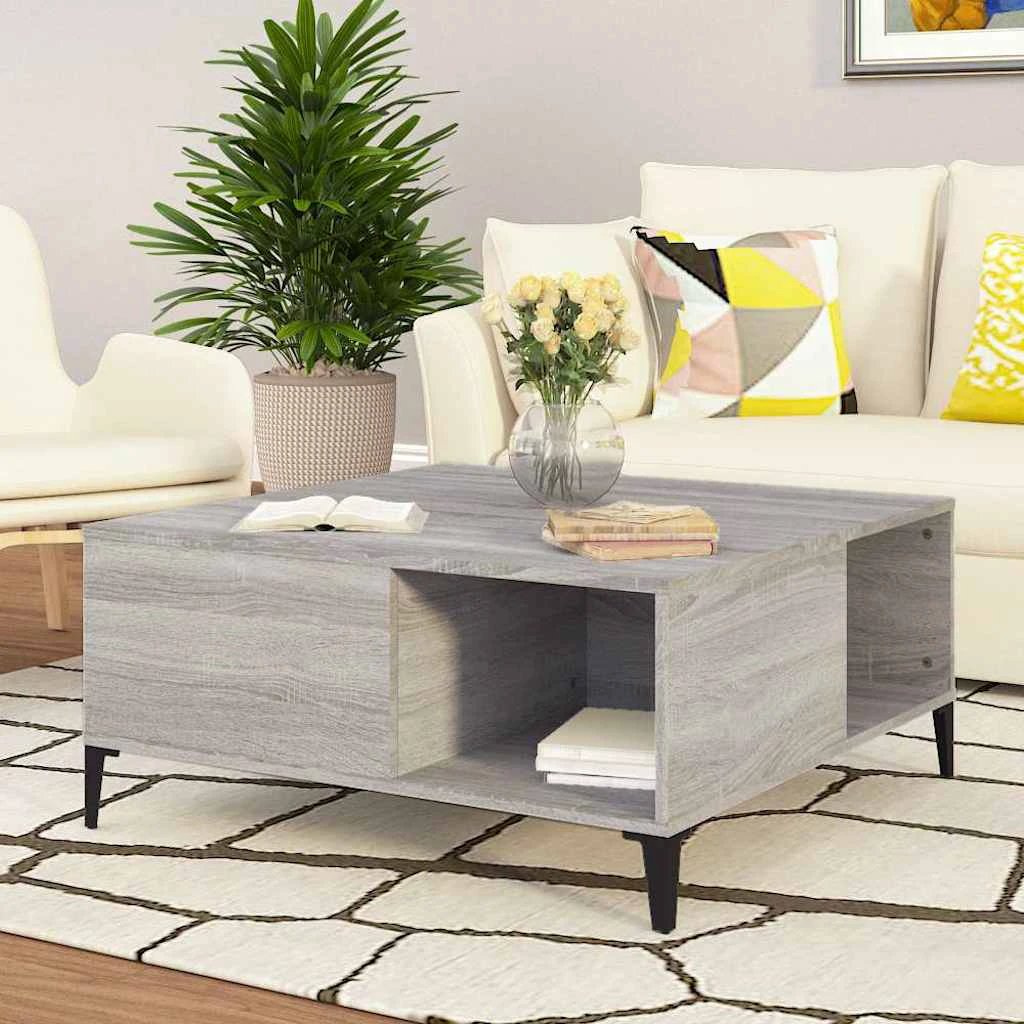 vidaXL VidaXL Coffee Table 80x80x36.5 cm Engineered Wood - Coffee Table
