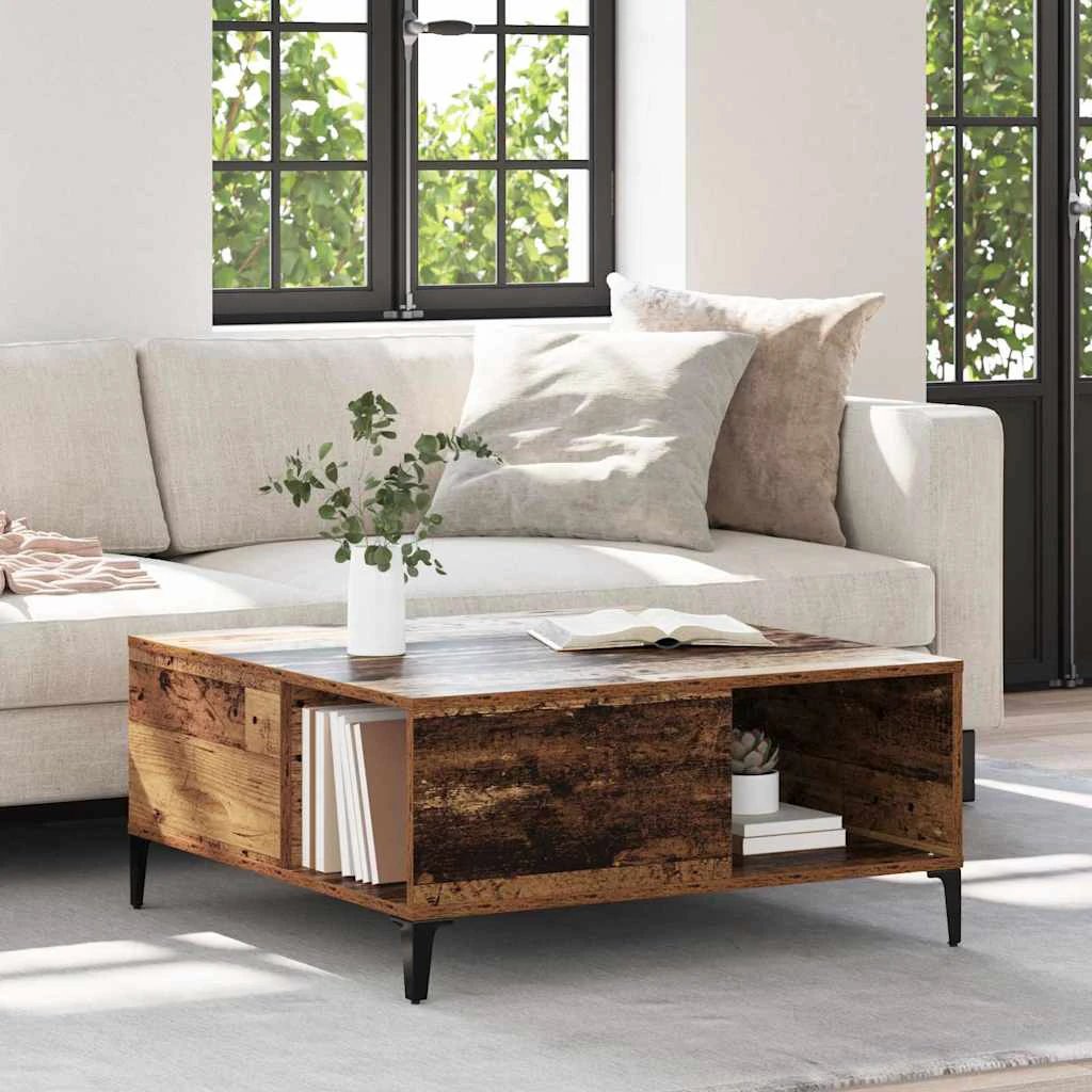 VidaXL Coffee Table 80x80x36.5 cm Engineered Wood by vidaXL