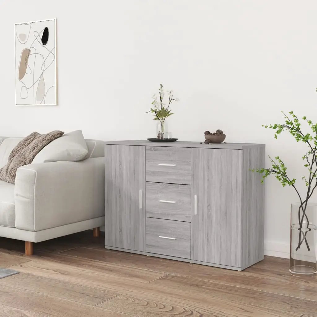 vidaXL vidaXL Sideboard White 91x29.5x65 cm Engineered Wood - Sideboard