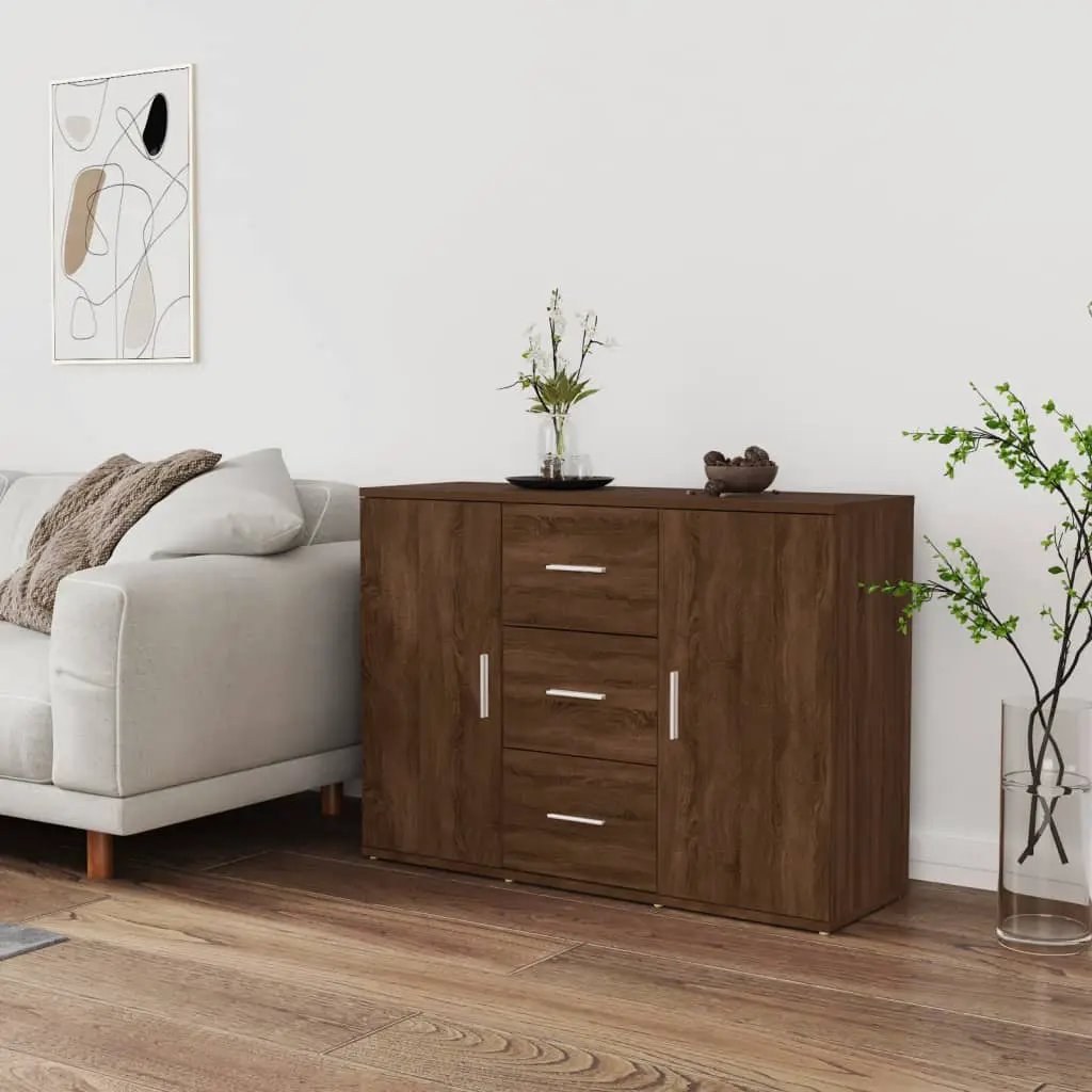 vidaXL vidaXL Sideboard White 91x29.5x65 cm Engineered Wood - Sideboard