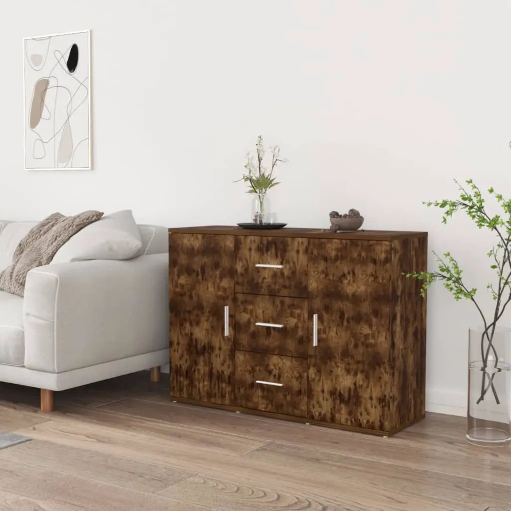 vidaXL vidaXL Sideboard White 91x29.5x65 cm Engineered Wood - Sideboard