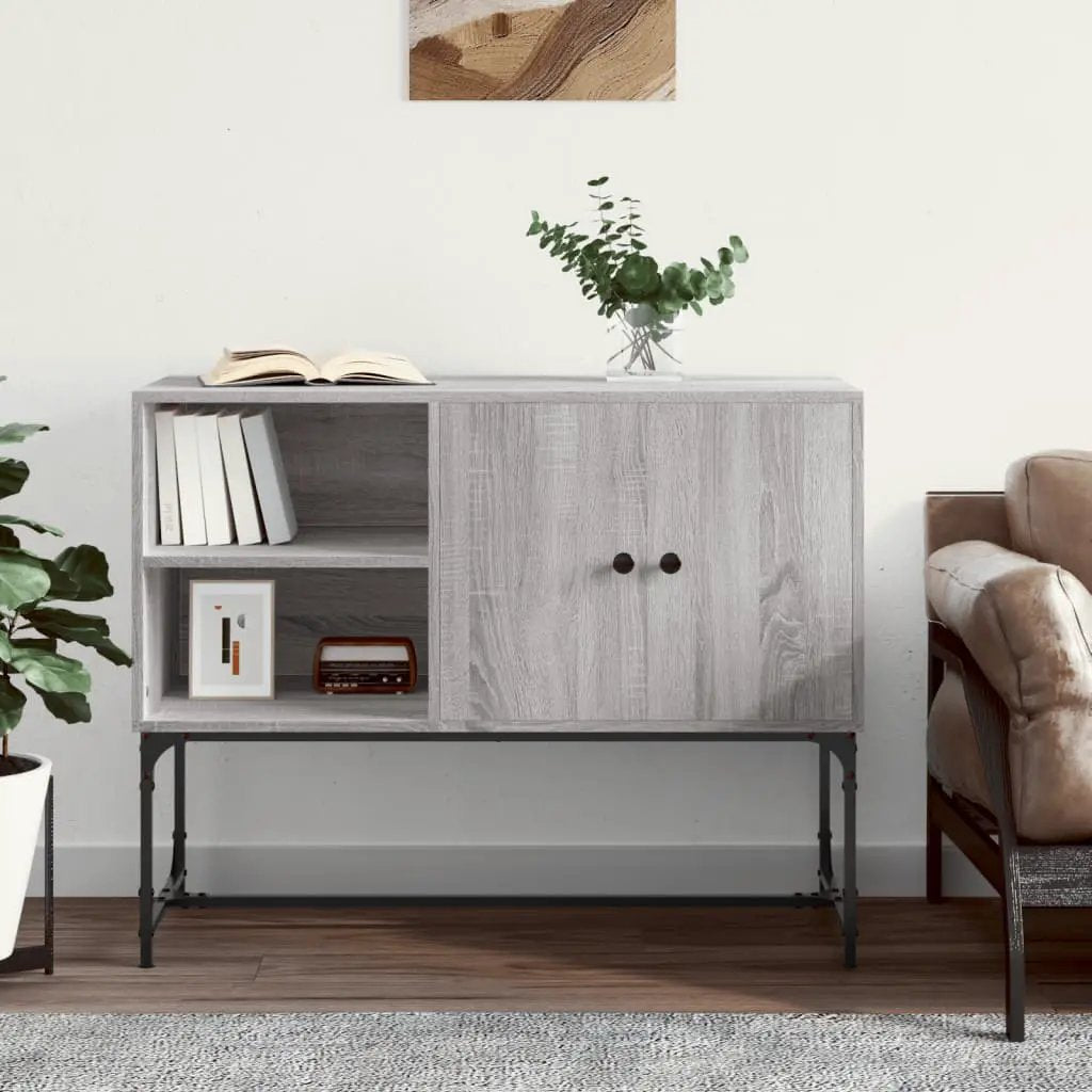 vidaXL vidaXL Sideboard Smoked Oak 100x40x79.5 cm Engineered Wood - Sideboard