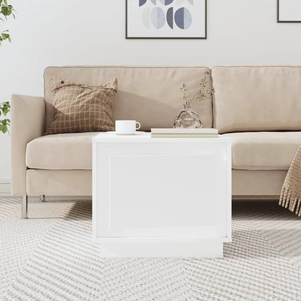 VidaXL Coffee Table 51x50x44 cm Moisture Resistant Engineered Wood Living Room Decor by vidaXL