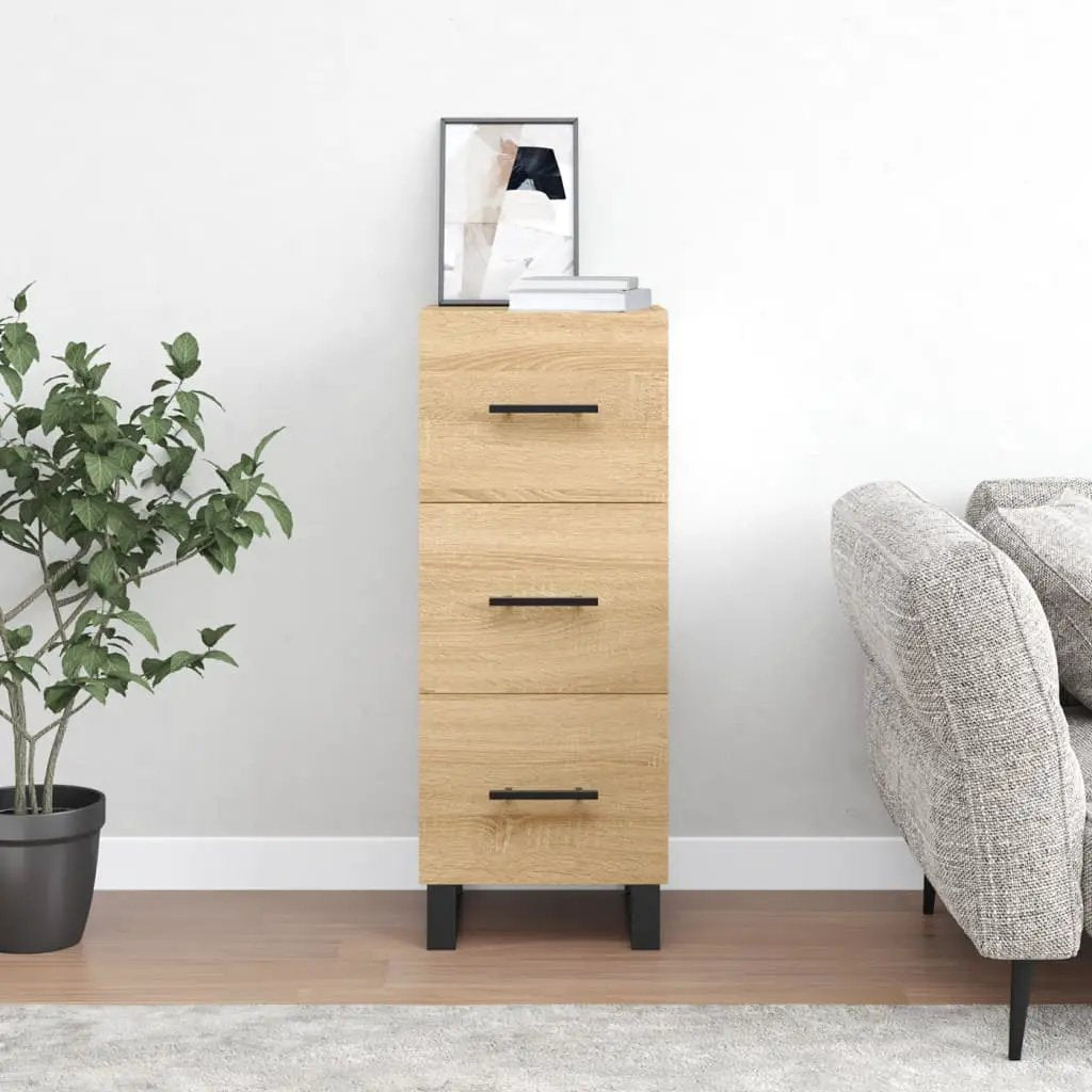 vidaXL vidaXL Sideboard White 34.5x34x90 cm Engineered Wood - Sideboard
