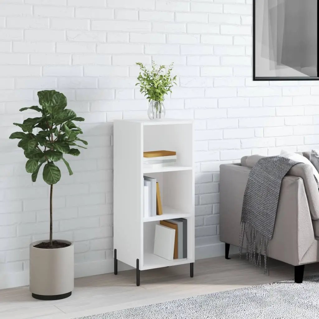 vidaXL vidaXL Sideboard White 34.5x32.5x90 cm Engineered Wood - Sideboard