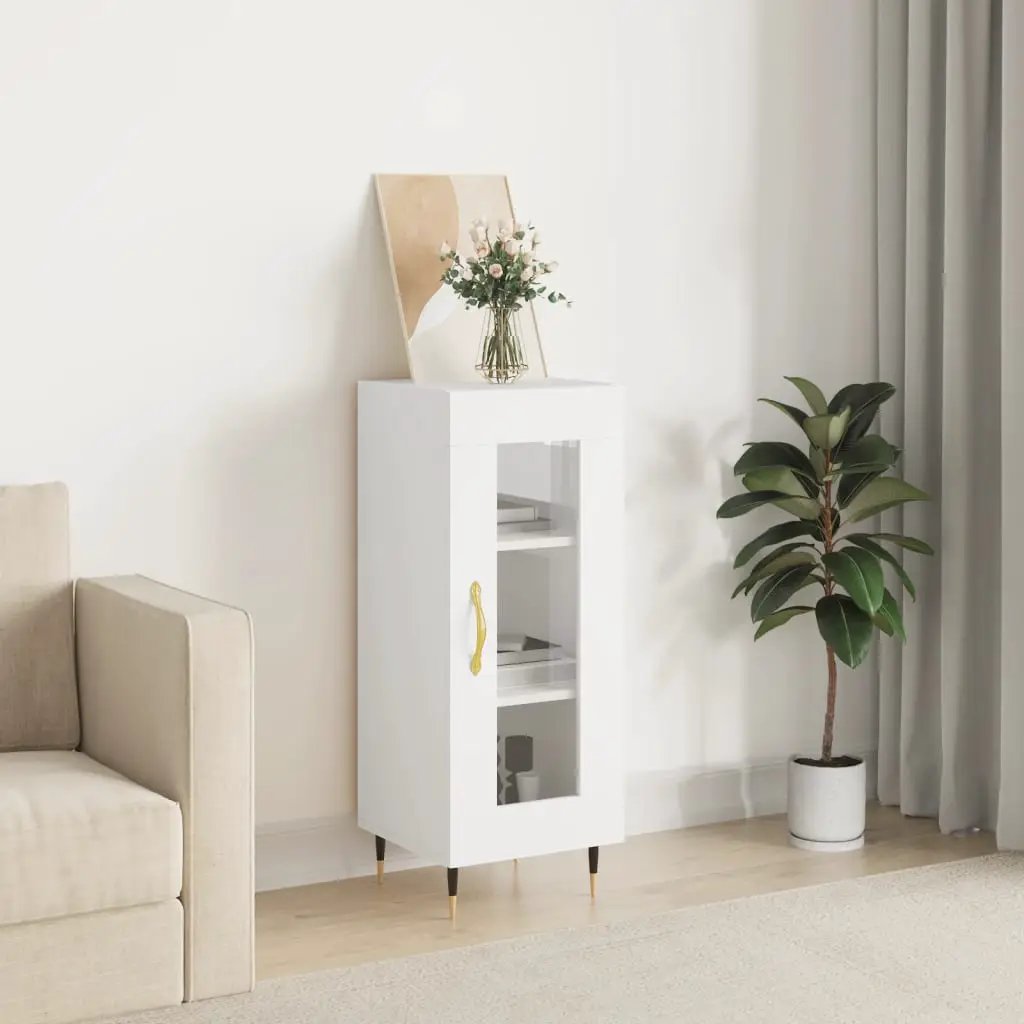 vidaXL vidaXL Sideboard White 34.5x34x90 cm Engineered Wood - Sideboard