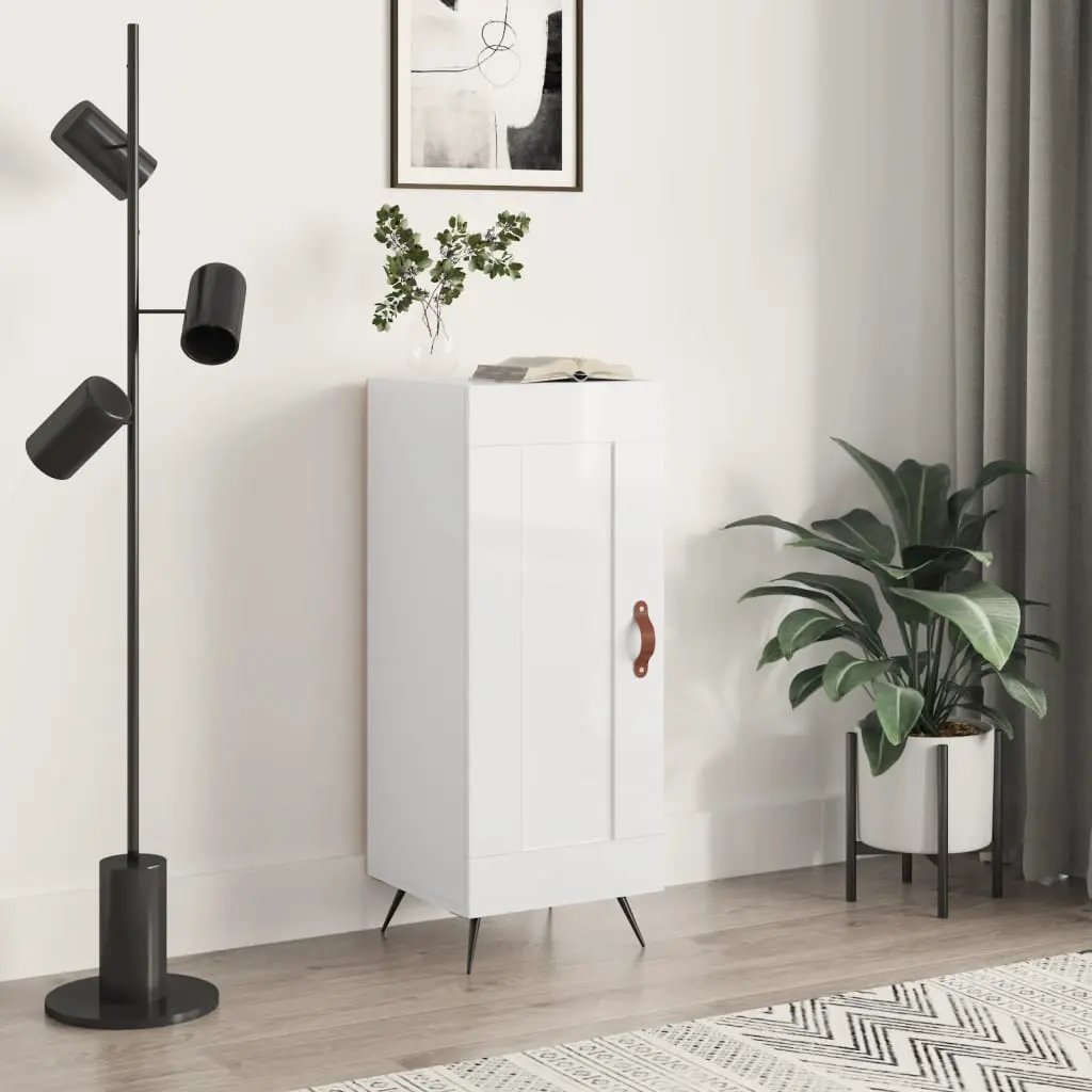 vidaXL vidaXL Sideboard White 34.5x34x90 cm Engineered Wood - Sideboard