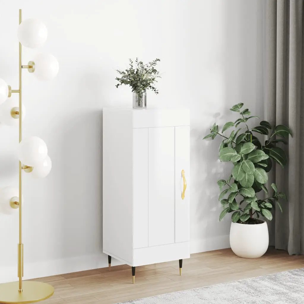 vidaXL vidaXL Sideboard White 34.5x34x90 cm Engineered Wood - Sideboard