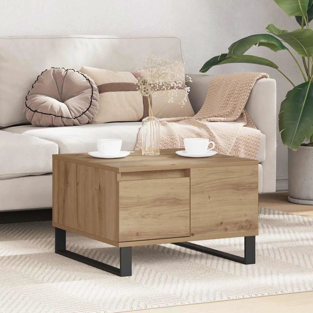 VidaXL Coffee Table 55x55x36.5 cm Old Wood by vidaXL