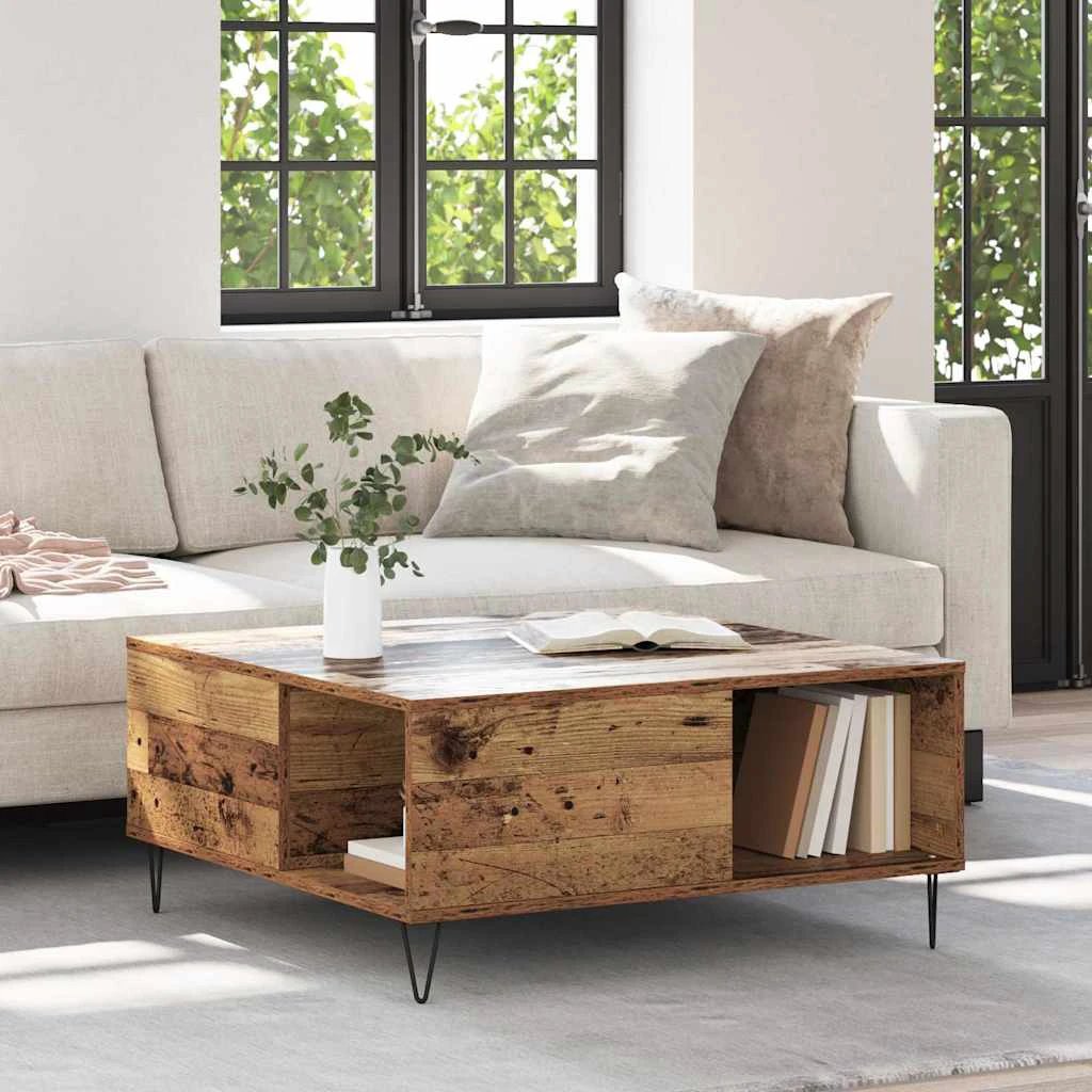 vidaXL VidaXL Coffee Table 80x80x36.5cm Engineered Wood - Coffee Table