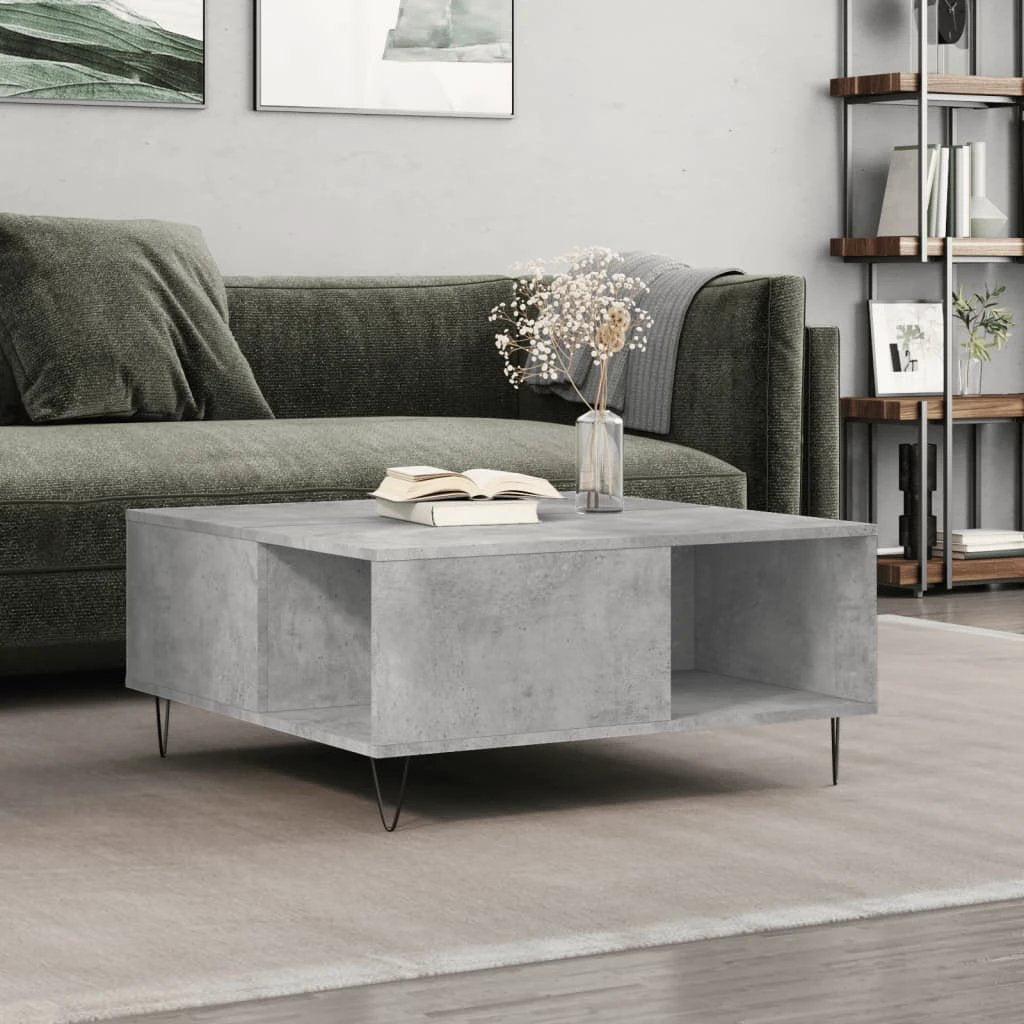vidaXL VidaXL Coffee Table 80x80x36.5cm Engineered Wood - Coffee Table