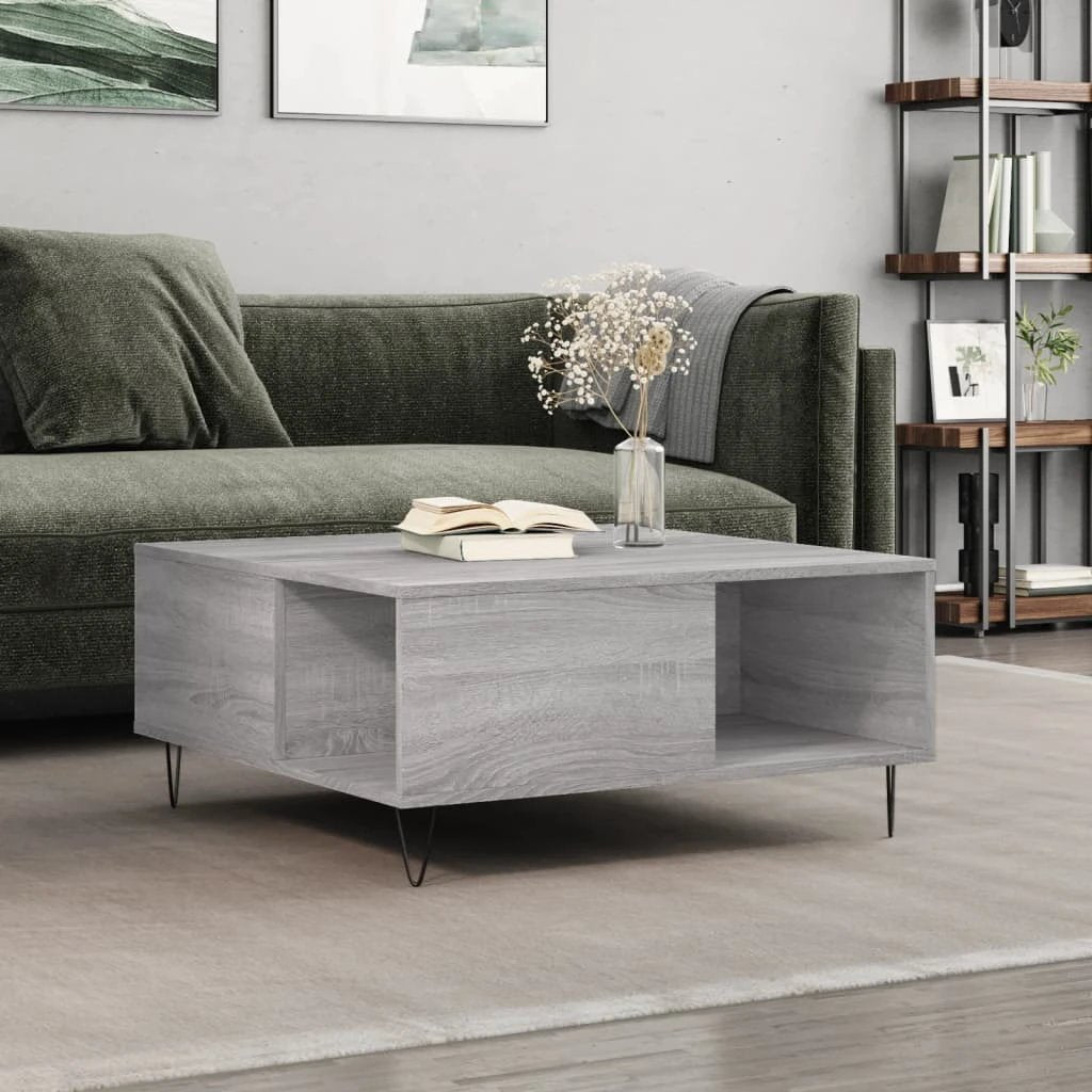 vidaXL VidaXL Coffee Table 80x80x36.5cm Engineered Wood - Coffee Table