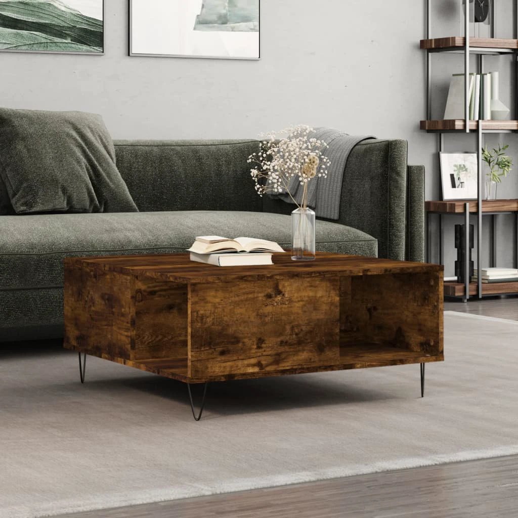 vidaXL VidaXL Coffee Table 80x80x36.5cm Engineered Wood - Coffee Table