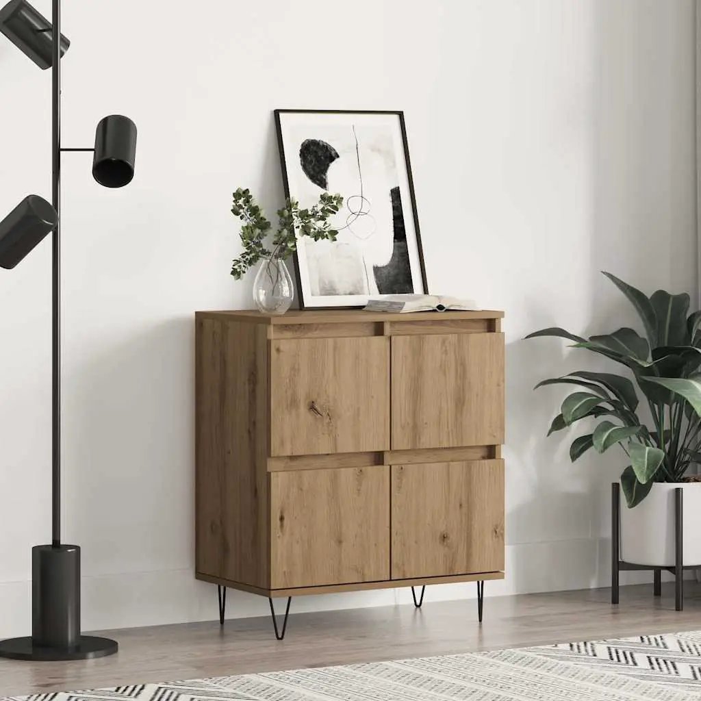 vidaXL vidaXL Sideboard Black 60x35x70 cm Engineered Wood - Sideboard