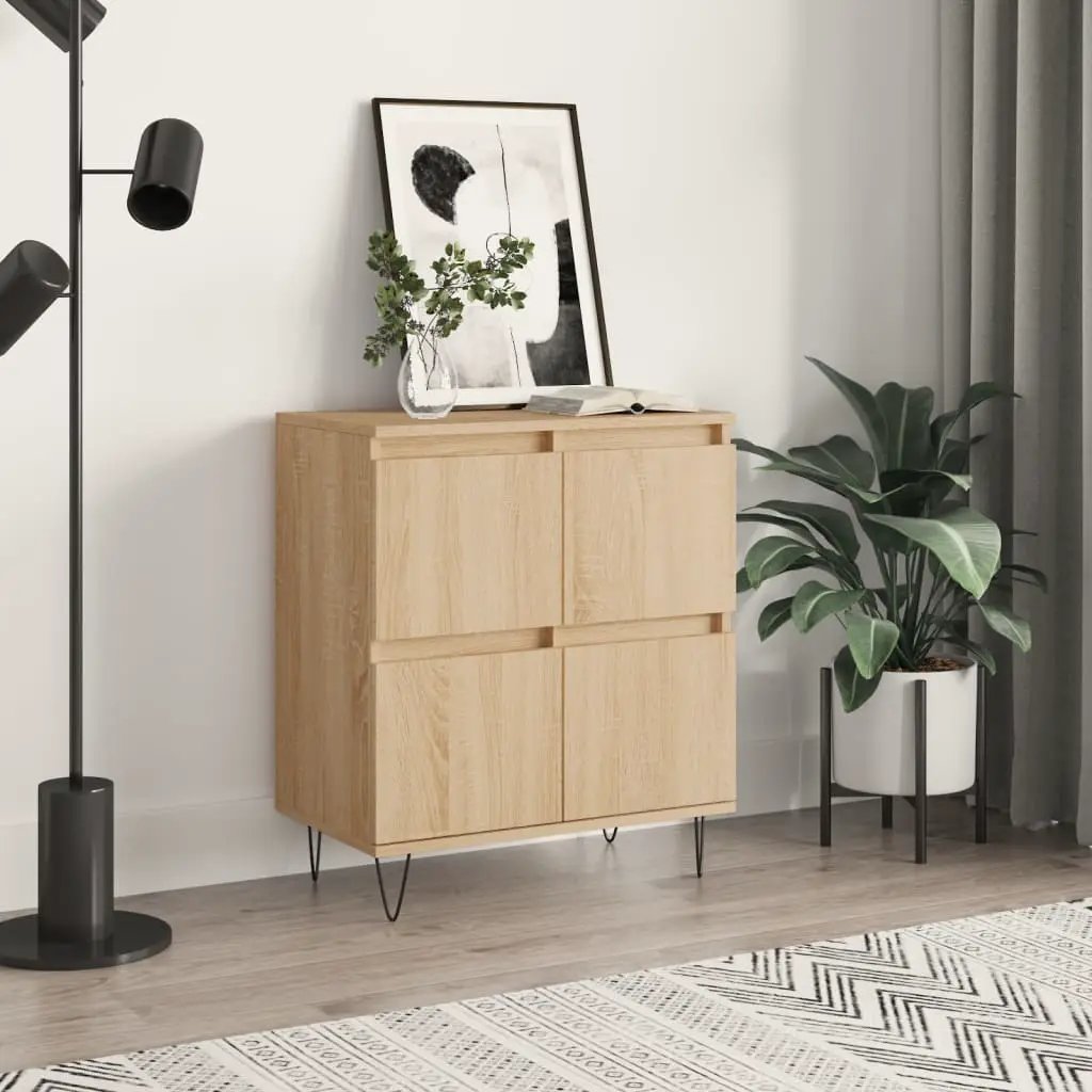 vidaXL vidaXL Sideboard Black 60x35x70 cm Engineered Wood - Sideboard