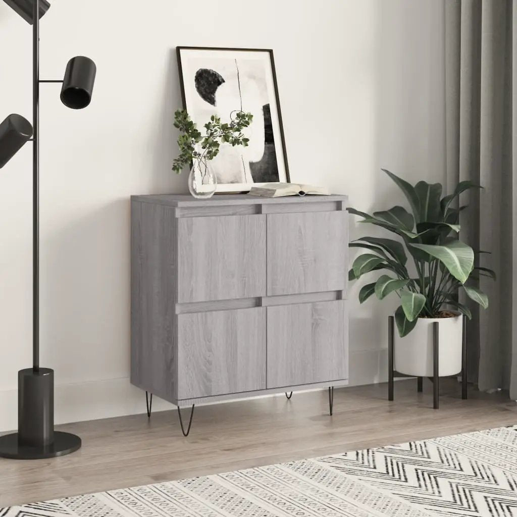 vidaXL vidaXL Sideboard Black 60x35x70 cm Engineered Wood - Sideboard