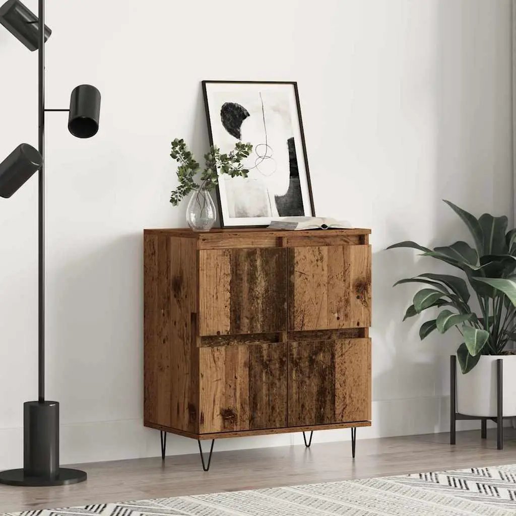 vidaXL vidaXL Sideboard Black 60x35x70 cm Engineered Wood - Sideboard