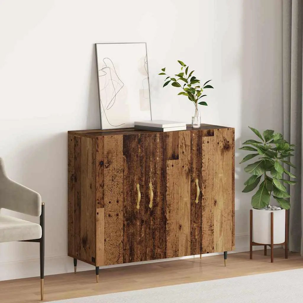 vidaXL vidaXL Sideboard White 90x34x80 cm Engineered Wood - Sideboard
