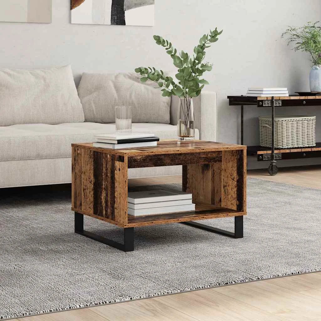 VidaXL Coffee Table 60 X 50 X 40 Cm Engineered Wood Modern Rectangle Living Room by vidaXL