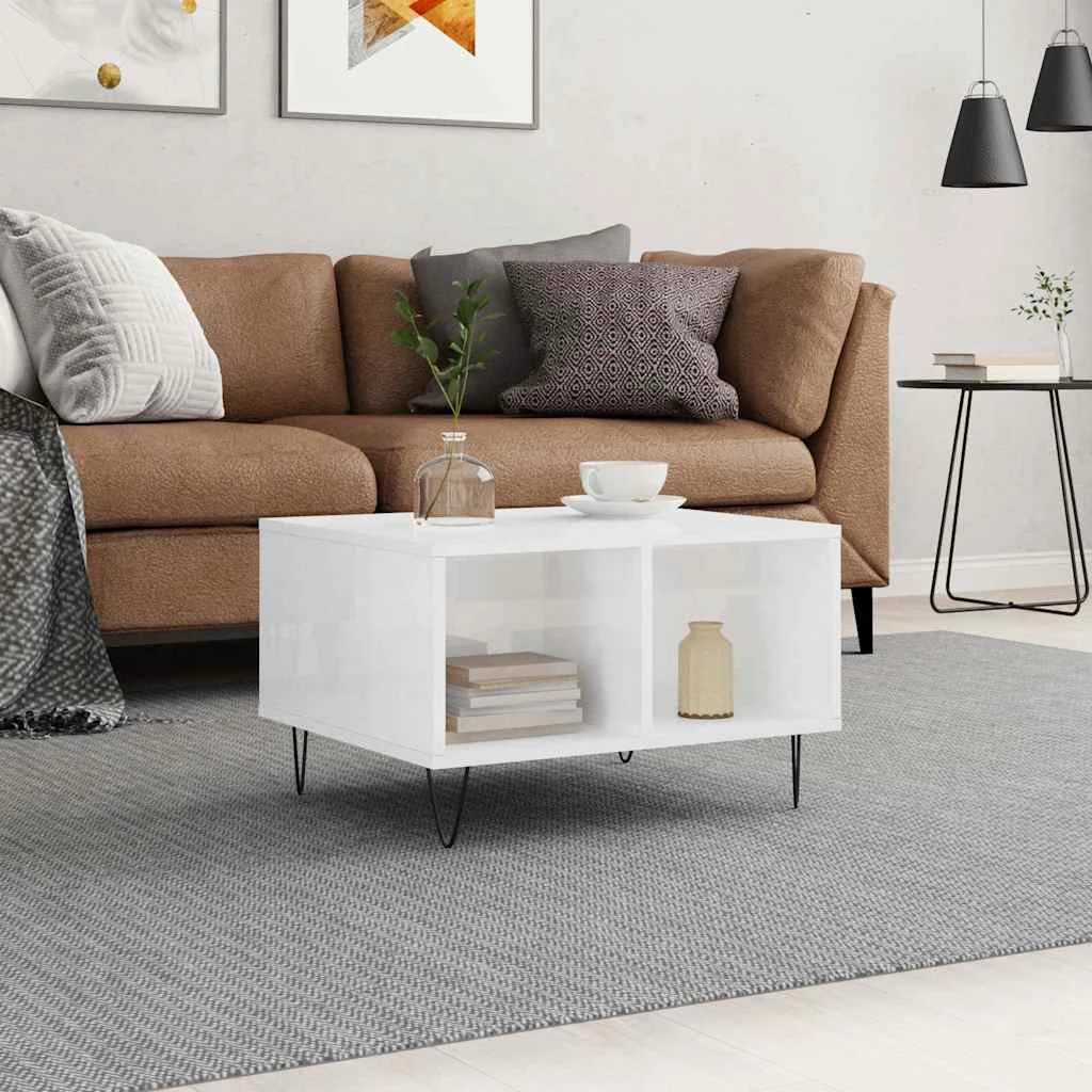 vidaXL Coffee Table 60x50x36.5cm Engineered Wood by vidaXL