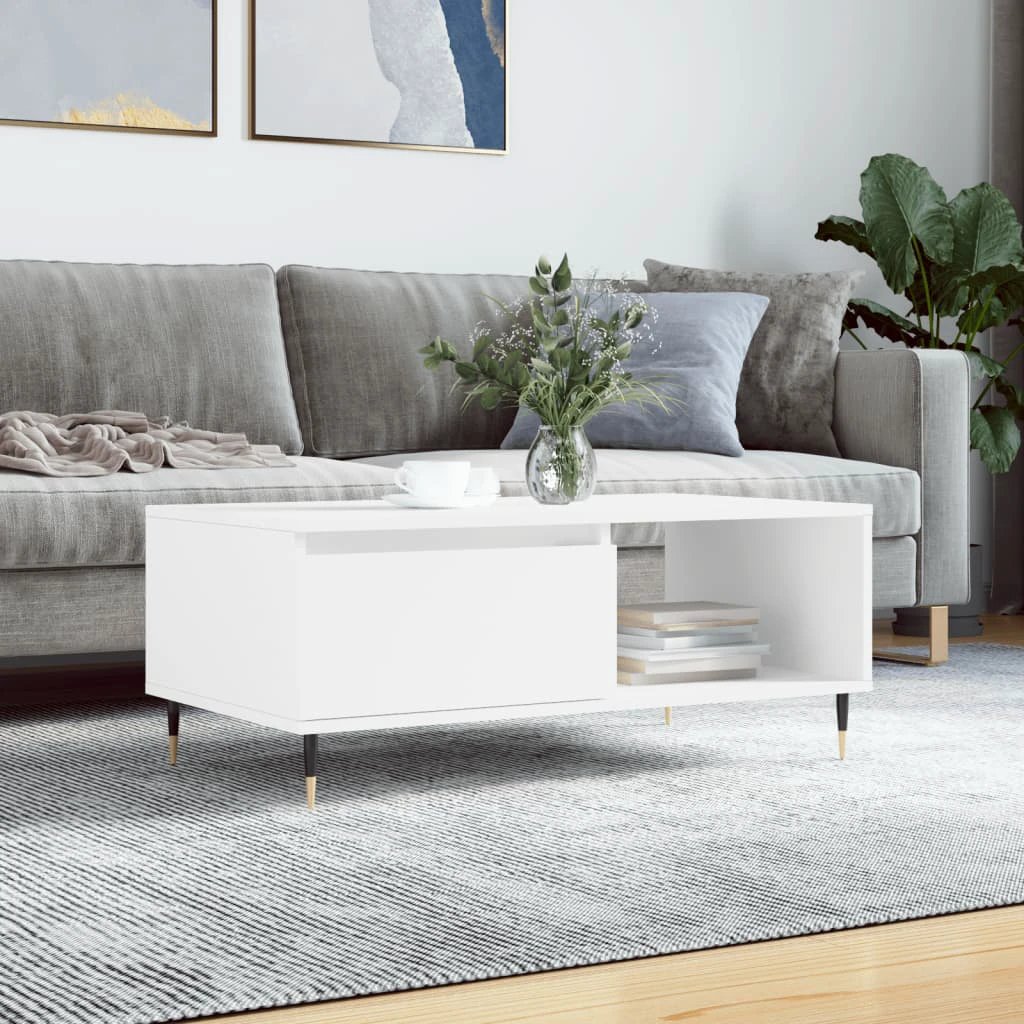 vidaXL vidaXL Coffee Table 90x50x36.5cm DurableWood Home - Coffee Table