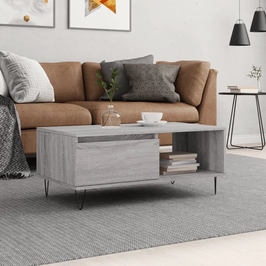 VidaXL Coffee Table 90x50x36.5cm Engineered Wood by vidaXL