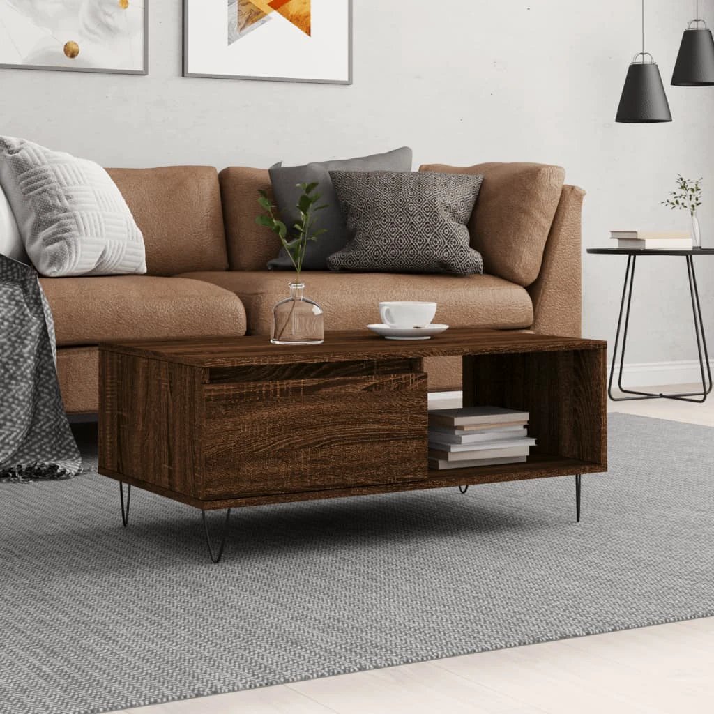 VidaXL Coffee Table 90x50x36.5cm Engineered Wood by vidaXL