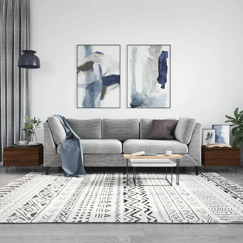 vidaXL VidaXL Coffee Tables 50x46x35 cm Engineered Wood Durable Moisture Resistant Living Room Decor - Coffee Table
