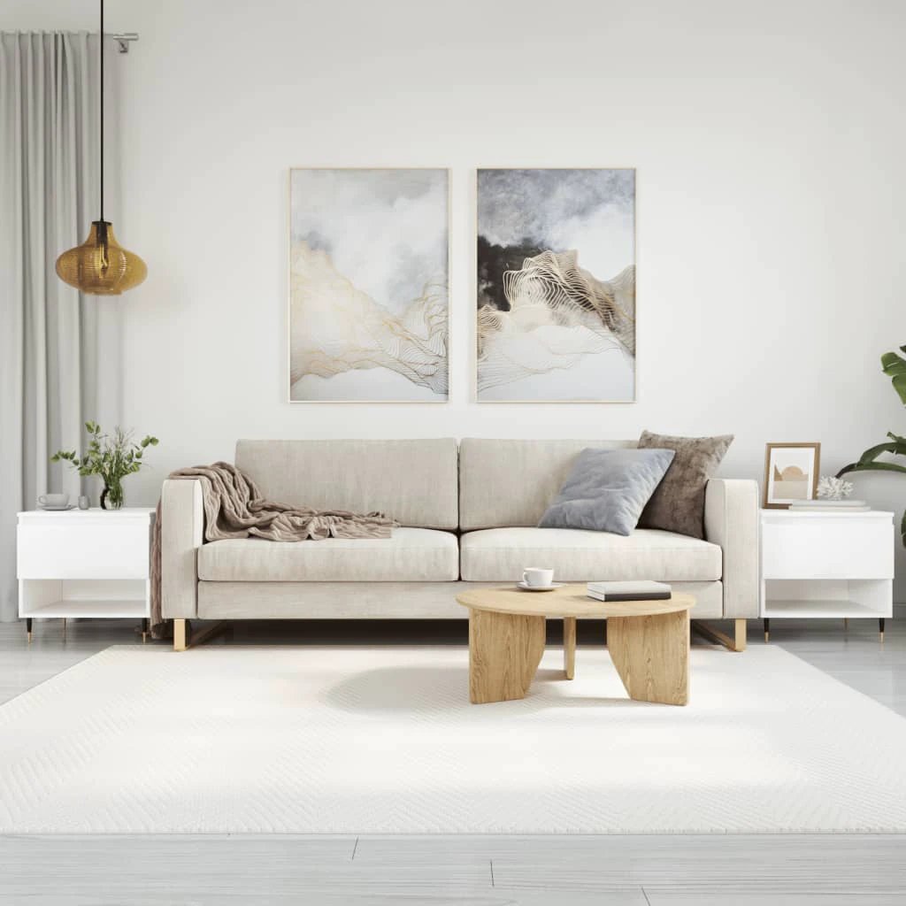 vidaXL VidaXL Coffee Table 50x46x50 cm Engineered Wood Moisture Resistant For Modern Living Rooms - Coffee Table