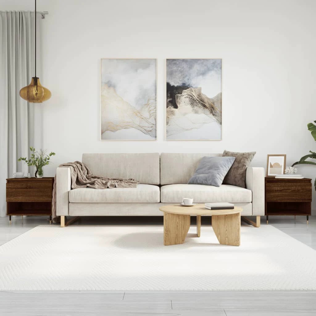 vidaXL VidaXL Coffee Table 50x46x50 cm Engineered Wood Moisture Resistant For Modern Living Rooms - Coffee Table