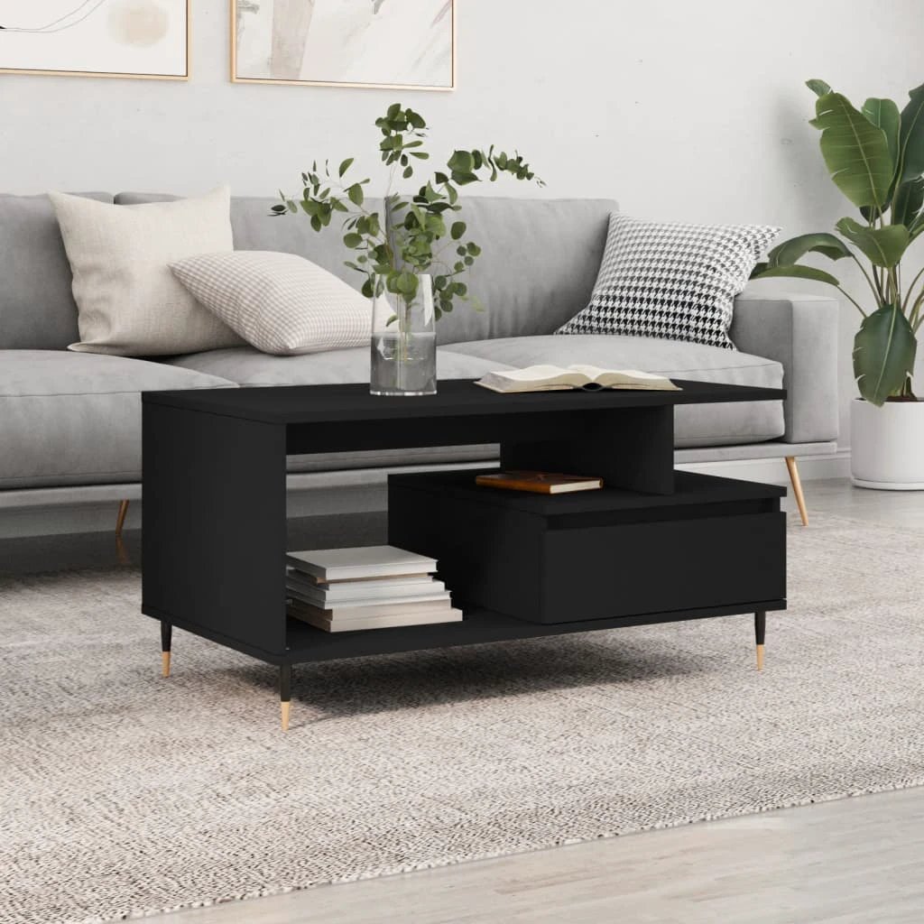 vidaXL VidaXL Coffee Table 90x49x45 Old Wood LivingRoom - Coffee Table