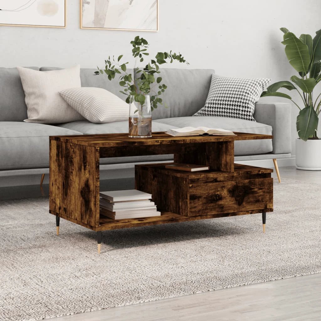 vidaXL VidaXL Coffee Table 90x49x45 Old Wood LivingRoom - Coffee Table