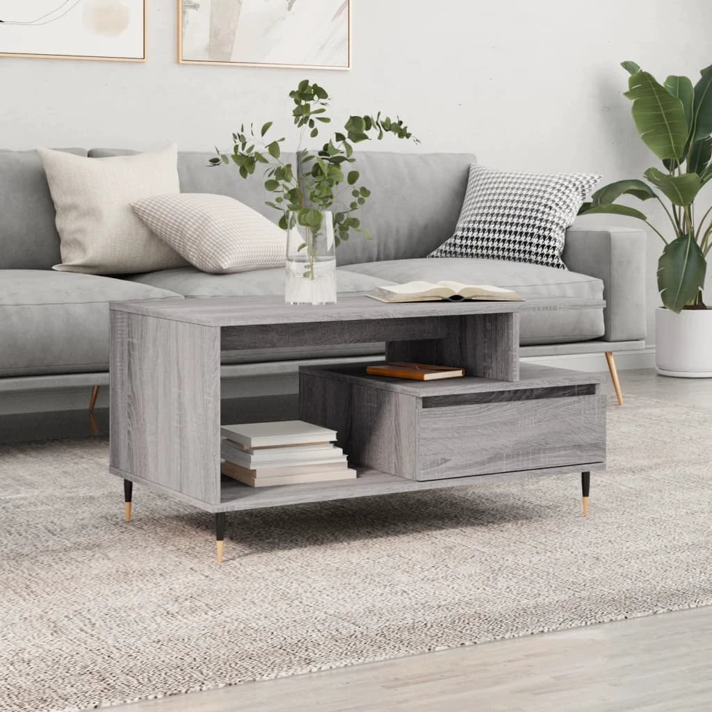 vidaXL VidaXL Coffee Table 90x49x45 Old Wood LivingRoom - Coffee Table